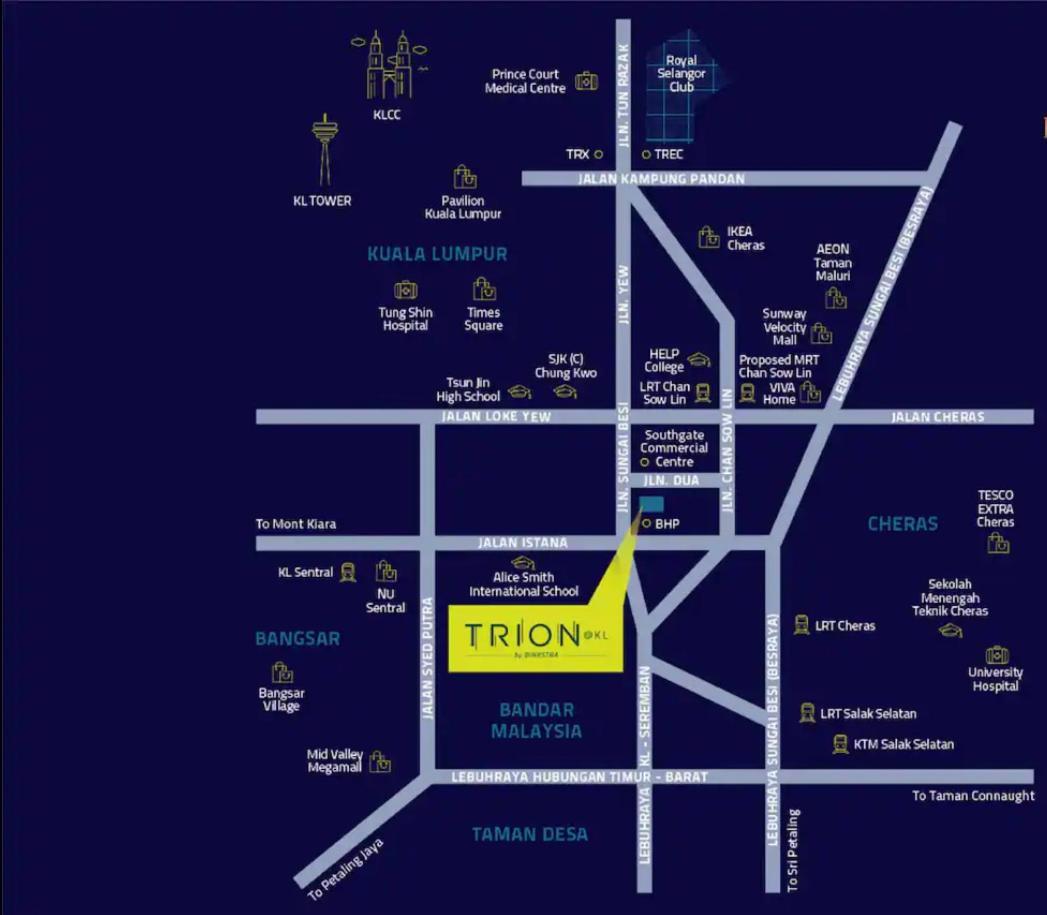 Trion2 Kuala Lumper Near Klcc Trx Bukit Bin Tang * Kuala Lumpur